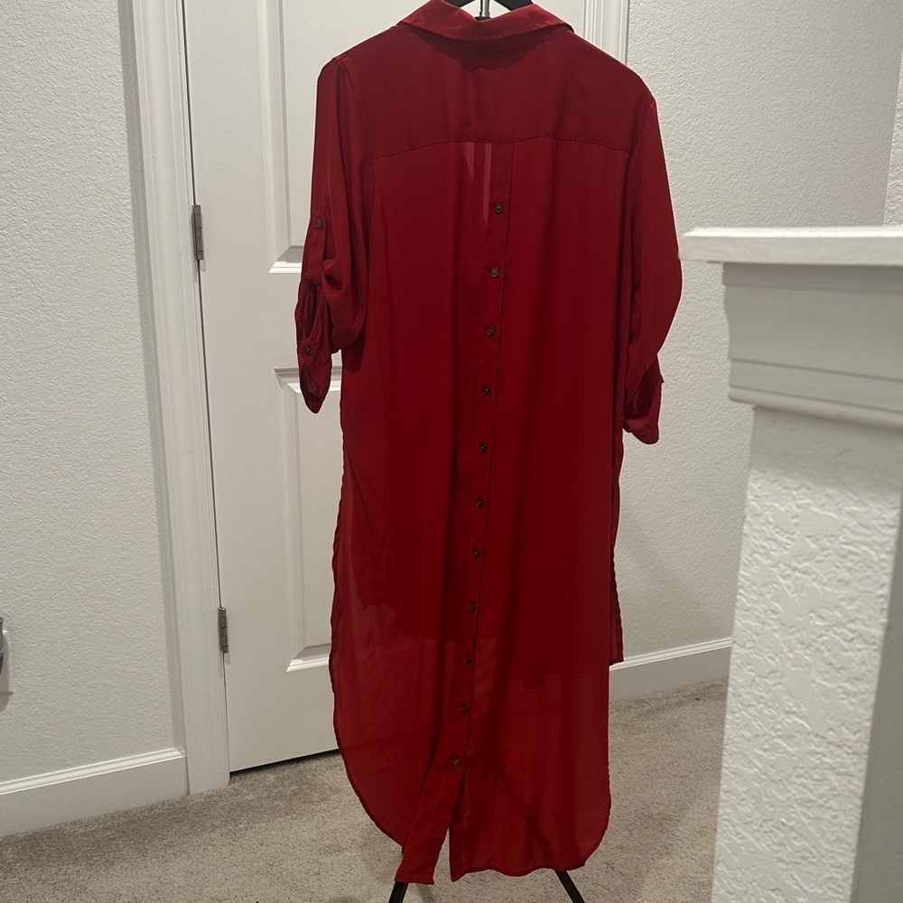 Mileage Elegant Red High Low Dress BNWOTs - Picture 4 of 4